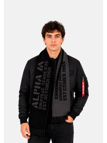 Alpha Industries Schal in schwarz