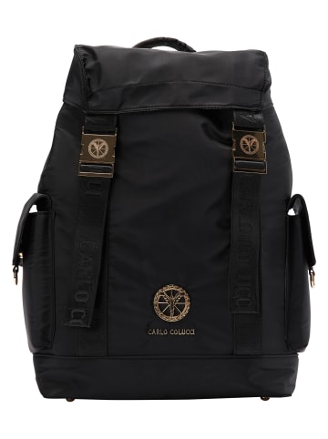 Carlo Colucci Tagesrucksack Cotini in Schwarz