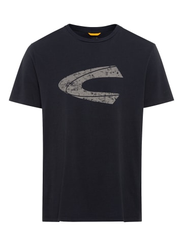 Camel Active T-Shirt mit Print aus nachhaltigem Organic Cotton in Schwarz