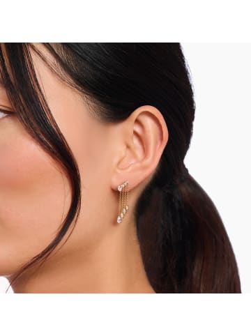 Thomas Sabo Wasserfall-Ohrringe in gold, bunt