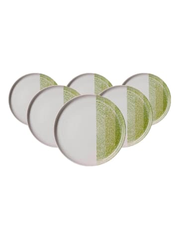 Ritzenhoff & Breker 6er Set Frühstücksteller Trio ø 19,5 cm in Grün