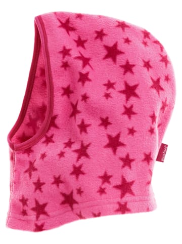 Playshoes Fleece-Schlupfmütze Sterne in Pink