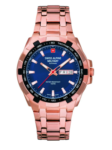 Swiss Alpine Military by Grovana Analoguhr für Herren in schwarz