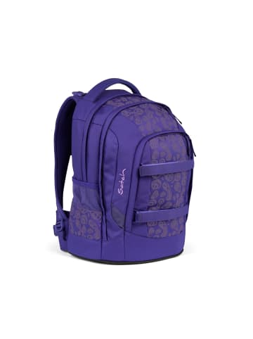 Satch Schulrucksack-Set PACK Bright Faces 3-teilig in Lila