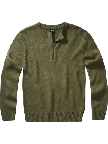 Brandit Pullover "Army Pullover" in Grün