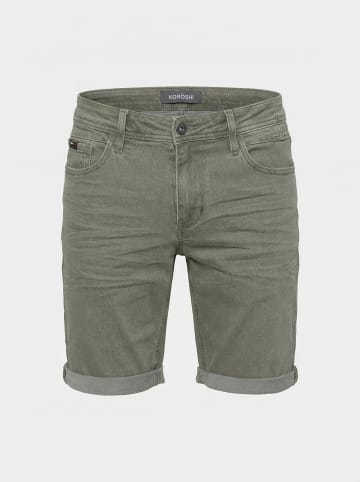 KOROSHI RegulÃ¤re baumwolljeans in khaki