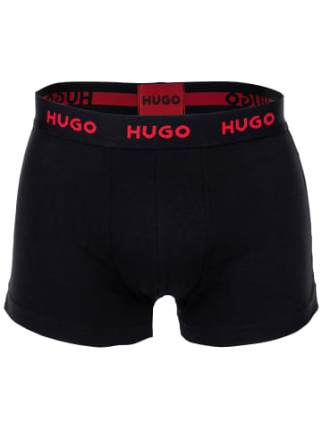 HUGO Boxershort 3er Pack in Schwarz