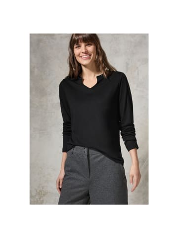 Cecil Langarmshirt in Black