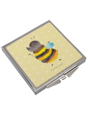 Mr. & Mrs. Panda Handspiegel Hummel flauschig ohne Spruch in Gelb Pastell