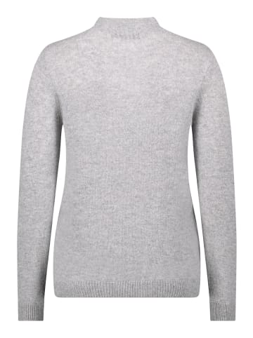Betty Barclay Kaschmir-Pullover mit Stehkragen in Light Silver Melange