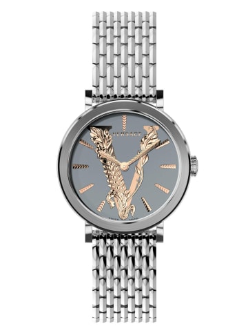Versace Analoguhr für Damen in silber