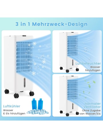 COSTWAY 3 in 1 Klimaanlage ohne abluftschlauch in Weiß