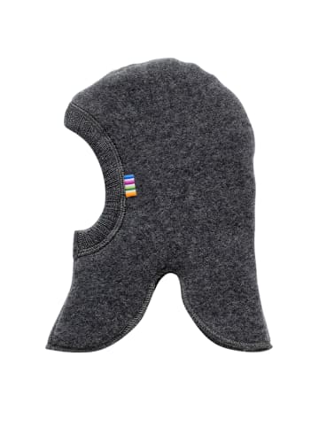 Joha Schalmütze Balaclava Merino-Wolle in coke melange