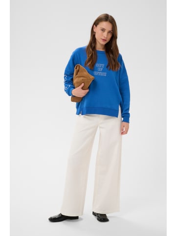 CULTURE Sweatshirt CUangela Oversize fit in Nautical Blue