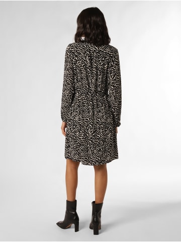 comma Kleid in schwarz weiß - 0001