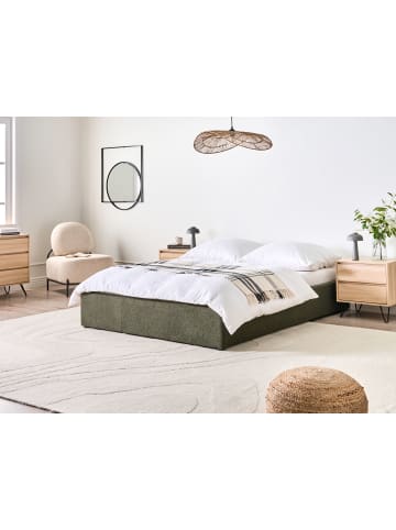 Beliani Doppelbett DINAN in Grün - (W) 147 x (H) 31 x (L) 214 cm