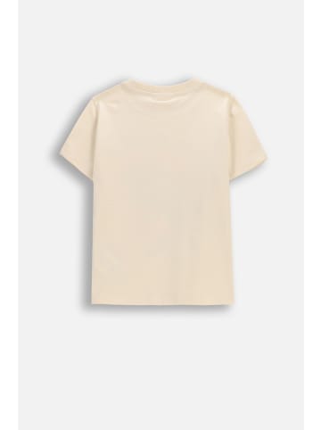 Coccodrillo T-shirt mit kurzen Ärmeln in ecru