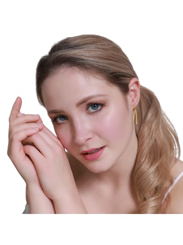 Steel_Art Ohrstecker für Frauen Elenora goldfarben in goldfarben