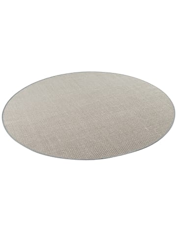 Snapstyle Sisal Teppich Klassisch Rund in grau