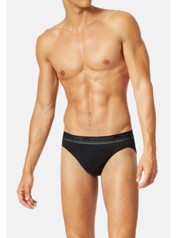 UNCOVER BY SCHIESSER Rio Slip / Unterhose Cotton in Schwarz