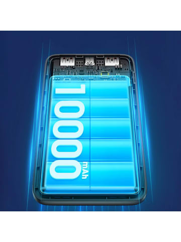 Wisam® Dudao K18-1W Powerbank 10.000mAh – USB-A/C/Micro-USB