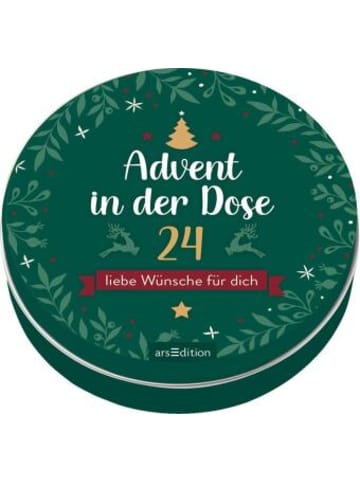 ars edition Buch - Advent in der Dose. 24 liebe Wünsche für dich