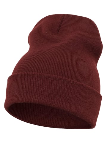 Flexfit Flexfit Unisex Heavyweight Long Beanie in maroon