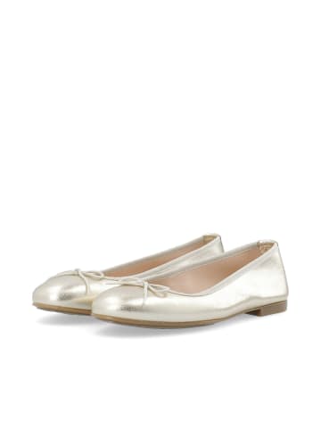 Bianco Ballerinas in Gold