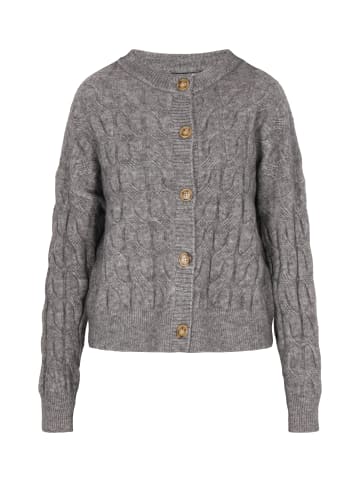 DreiMaster Vintage Damen Cardigan in Grau Melange