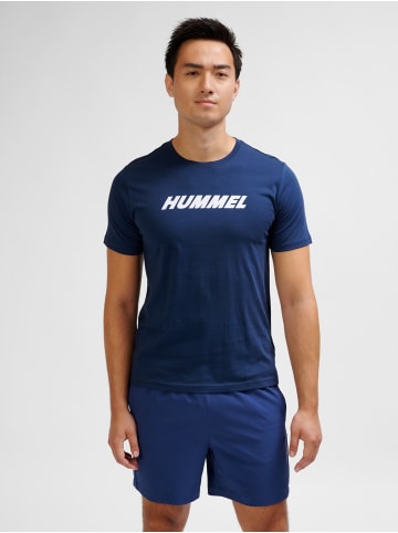 Hummel T-Shirt Hmlelemental Herren in DRESS BLUES