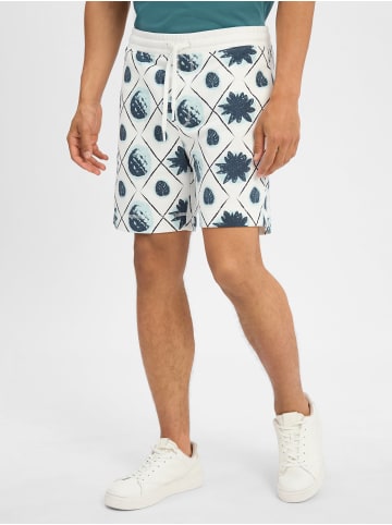 Nils Sundström Sweatshorts in weiß marine