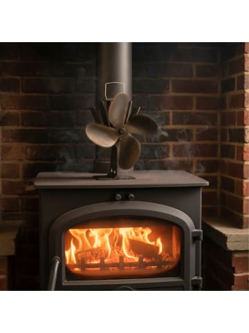 relaxdays Ofenventilator in Bronze