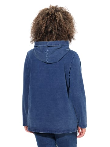 Ulla Popken Sweatshirt in indigo denim