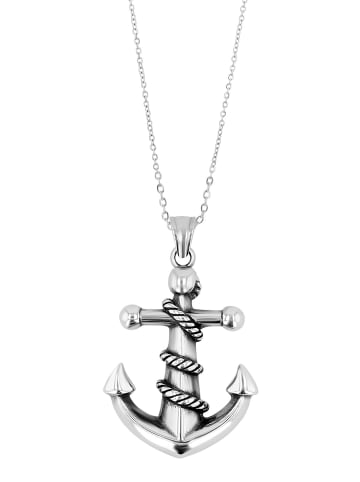 Adeliás Herren Anhänger aus Edelstahl in silber