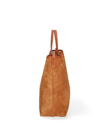 ROBERTA ROSSI Schultertasche in COGNAC