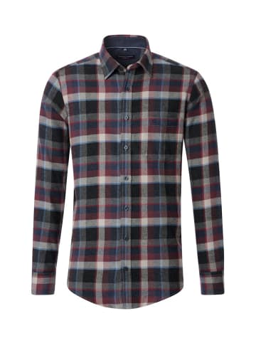 CASAMODA KaroHemd für Herren in anthrazit