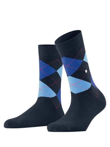 Burlington Socken 1er Pack in Dunkelblau/Marine/Hellblau