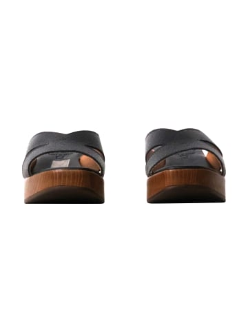 Oh! my Sandals Leder-Sandalen mit Absatz Schwarz