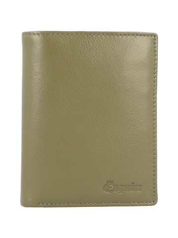 Esquire Peru Geldbörse RFID Leder 9,5 cm in olive