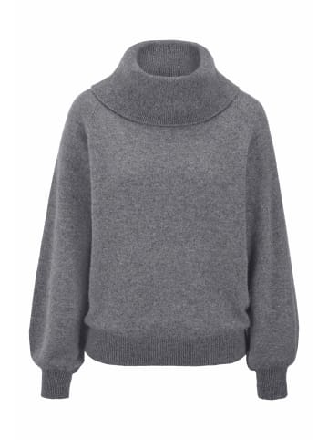 Hessnatur Hessnatur Strick-Pullover Relaxed aus Cashmere mit Recyclinganteil in grau