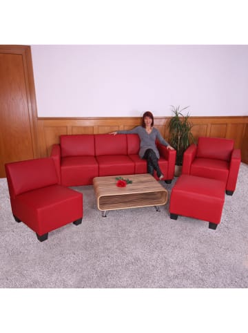 MCW Modular Sofa-System Moncalieri 3-1-1-1, Rot