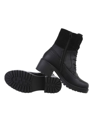 Ital-Design Stiefelette in Schwarz