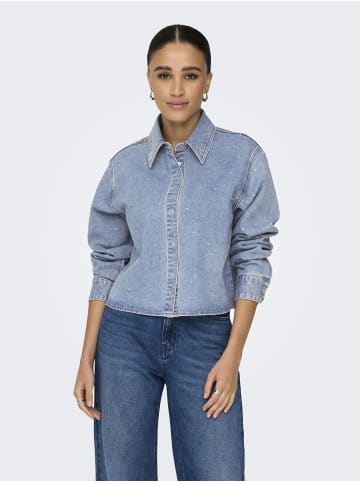 ONLY Jeanshemd in Light Blue Denim