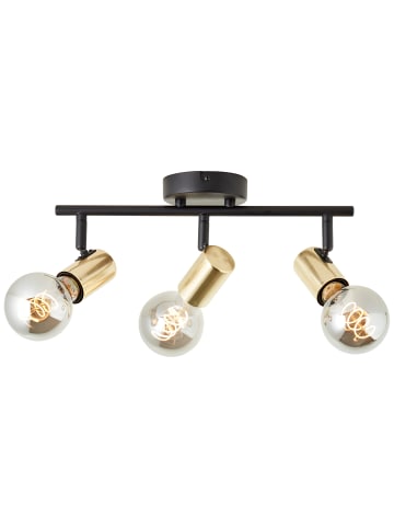 Brilliant Spotrohr, 3-flammig Kerry 14,5x35,5x10 cm in schwarz/messing