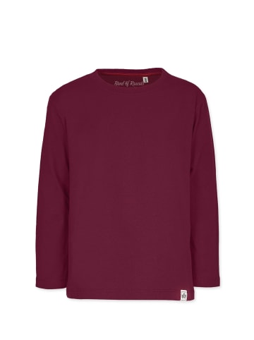 Band of Rascals Longsleeve " Basic " in bordeaux