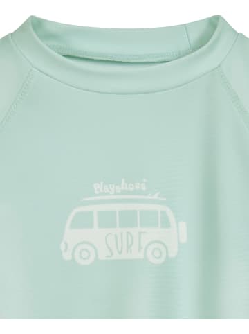 Playshoes UV-Schutz Bade-Shirt 1/2-Arm Surf-Bus in mint