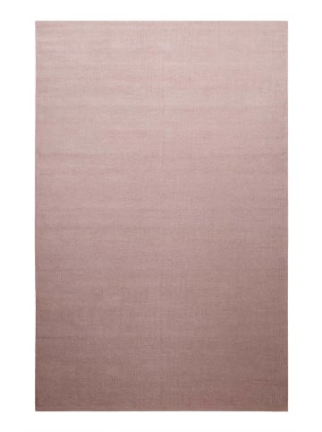 Green Looop Wollteppich Perpignan in altrosa