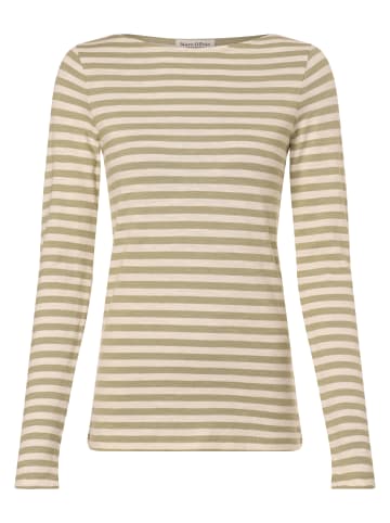 Marc O'Polo Langarmshirt in beige grün