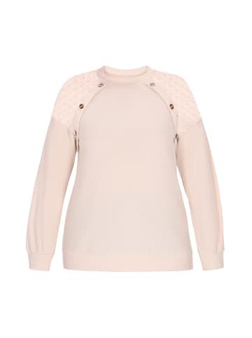 Usha Women Plus Size Blouse in beige