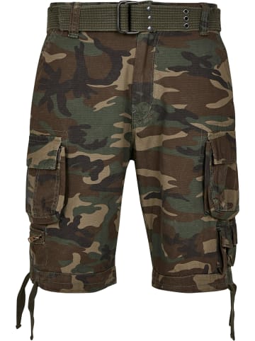 Brandit Cargo Shorts in grün